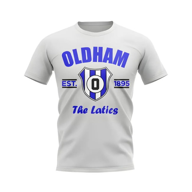 Oldham Established Football T-Shirt (White)