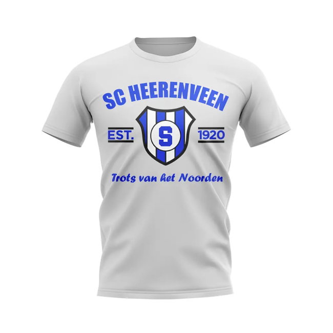 SC Heerenveen Established Football T-Shirt (White)