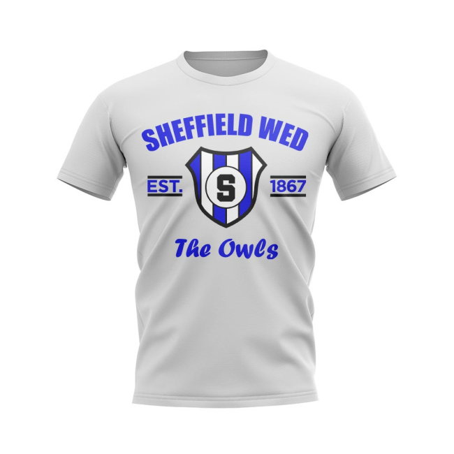 Sheffield Wednesday Established Football T-Shirt (White)