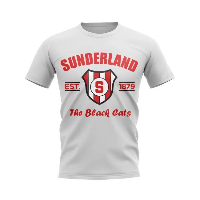 Sunderland Established Football T-Shirt (White)