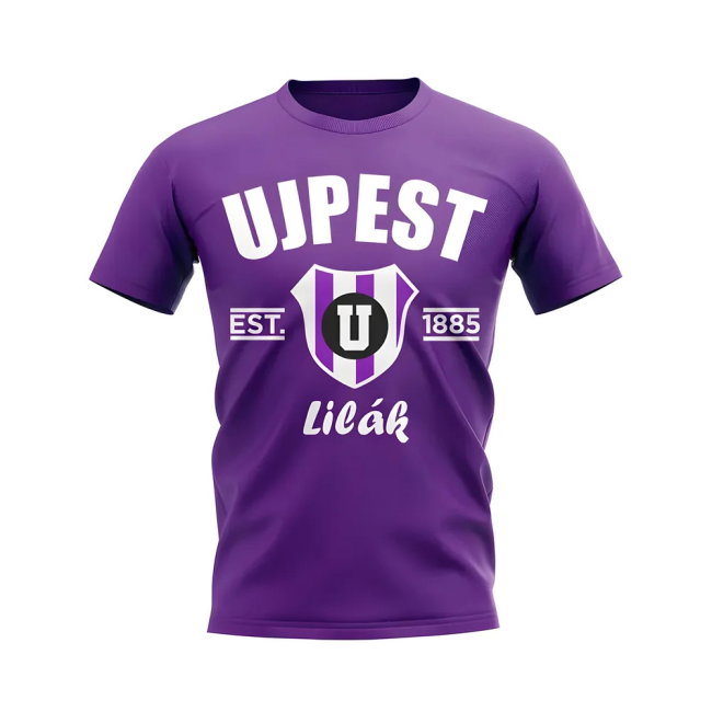 Ujpest Established Football T-Shirt (Purple)