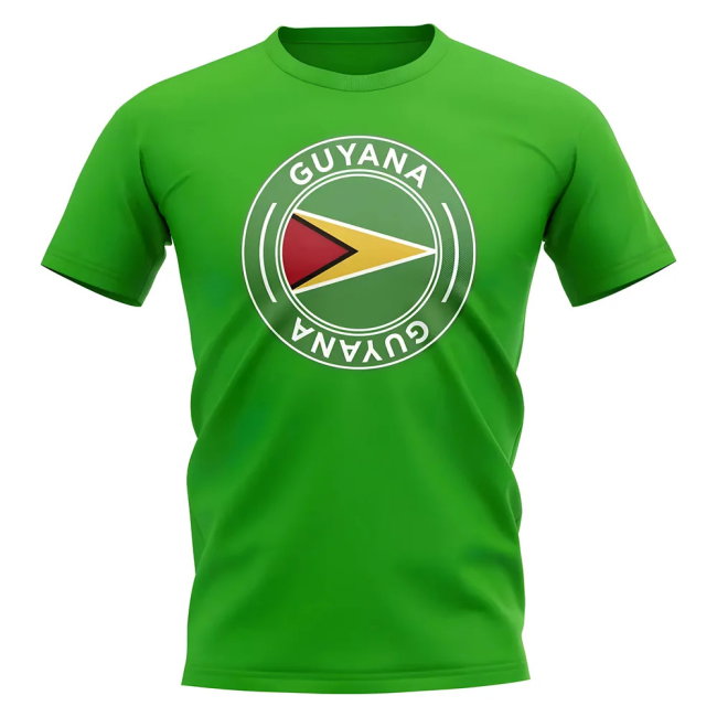 Guyana Football Badge T-Shirt (Green)