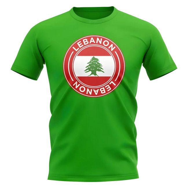 Lebanon Football Badge T-Shirt (Green)