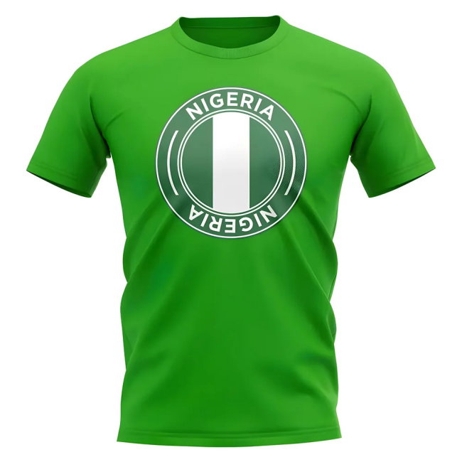 Nigeria Football Badge T-Shirt (Green)