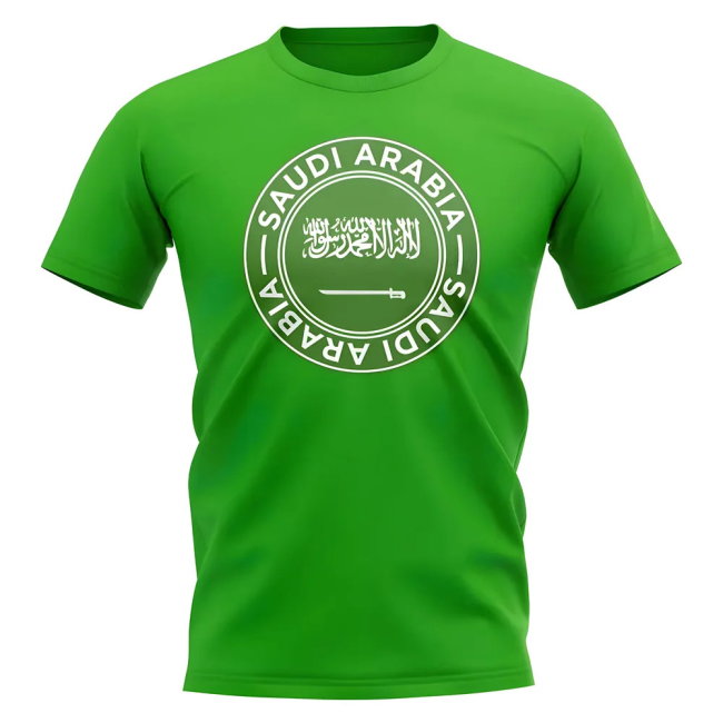 Saudi Arabia Football Badge T-Shirt (Green)