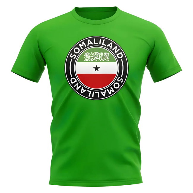 Somaliland Football Badge T-Shirt (Green)