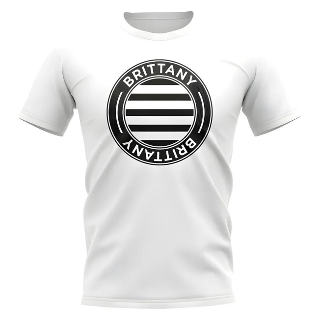 Brittany Football Badge T-Shirt (White)