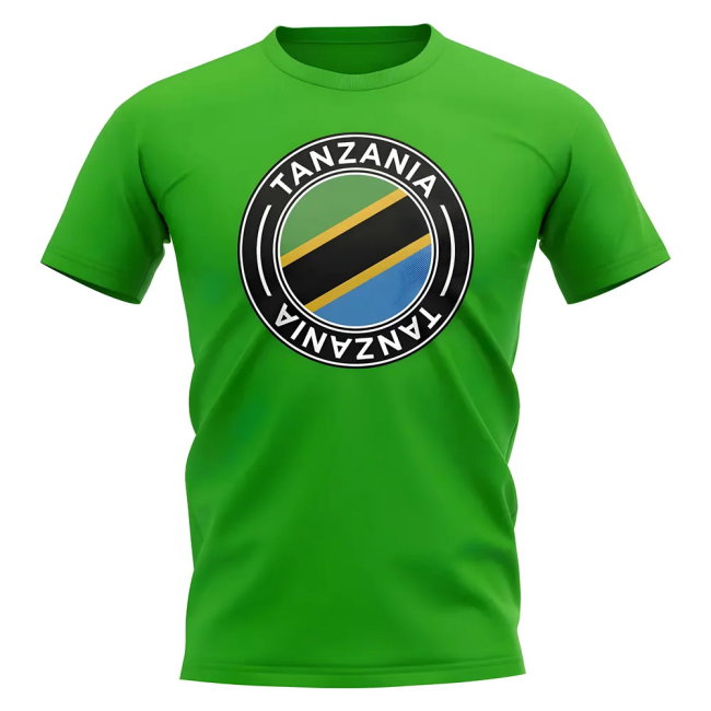 Tanzania Football Badge T-Shirt (Green)
