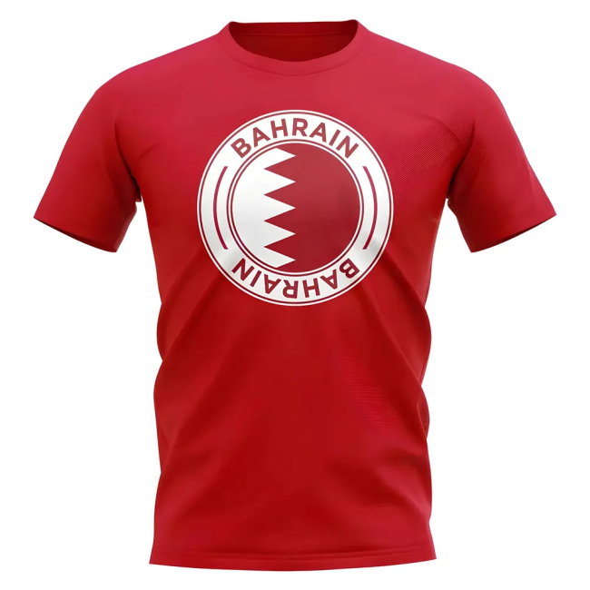 Bahrain Football Badge T-Shirt (Red)