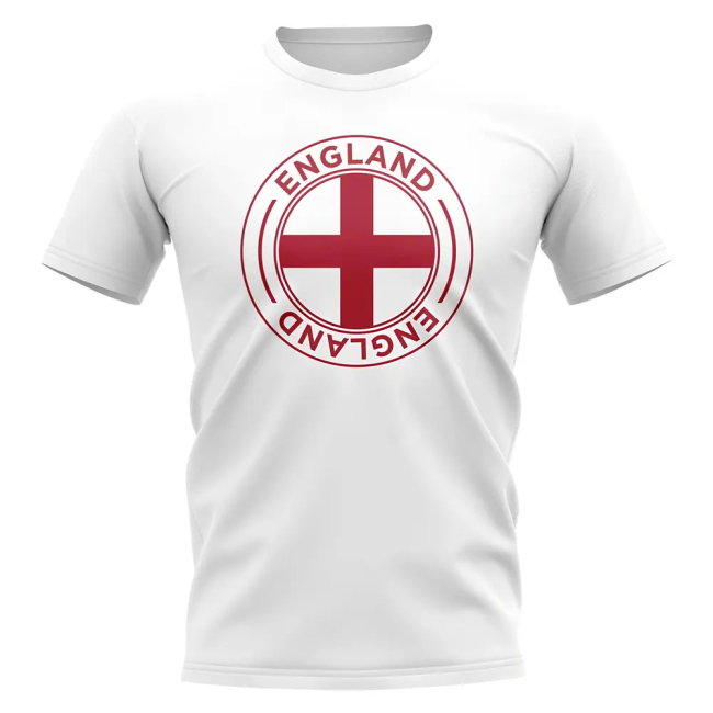 England Football Badge T-Shirt (White)