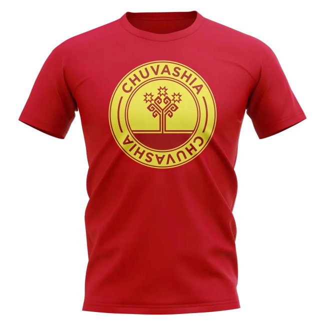 Chuvashia Football Badge T-Shirt (Red)