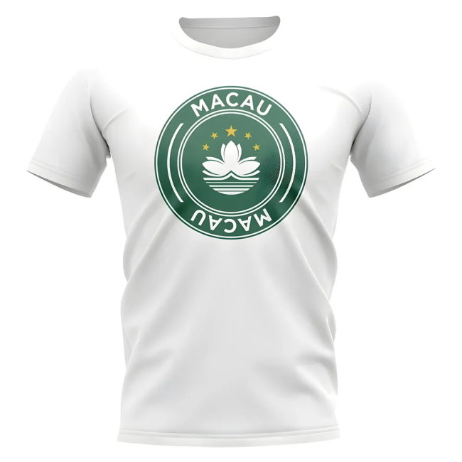 Macau Football Badge T-Shirt (White)