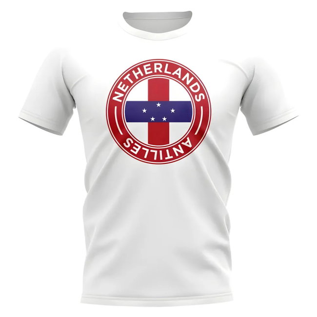 Netherlands Antilles Football Badge T-Shirt (White)