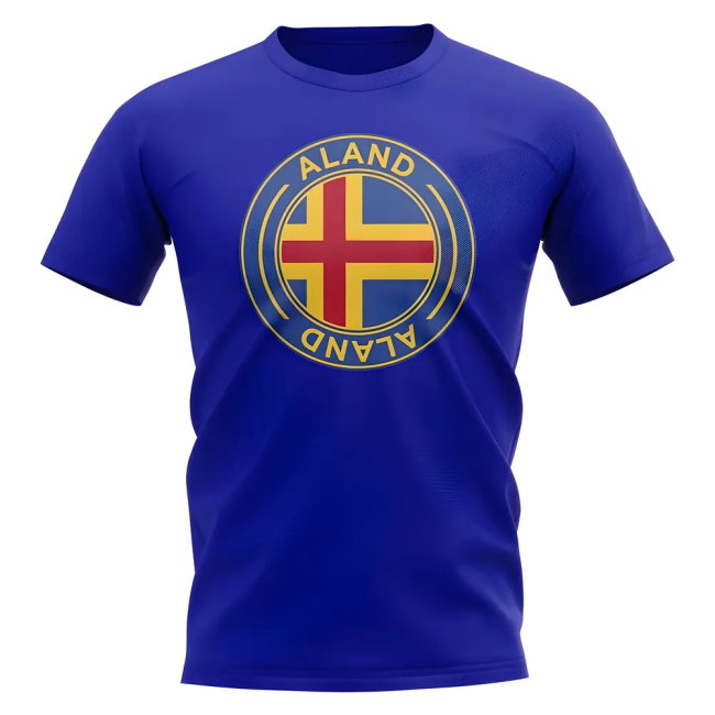 Aland Football Badge T-Shirt (Royal)