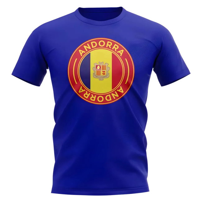 Andorra Football Badge T-Shirt (Royal)