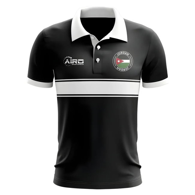 Jordan Concept Stripe Polo Shirt (Black)