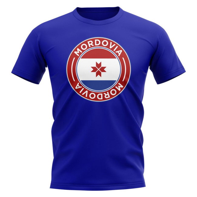 Mordovia Football Badge T-Shirt (Royal)