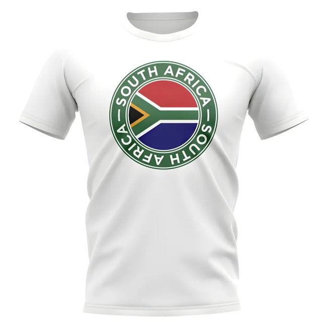 South Africa Football Badge T-Shirt (White)