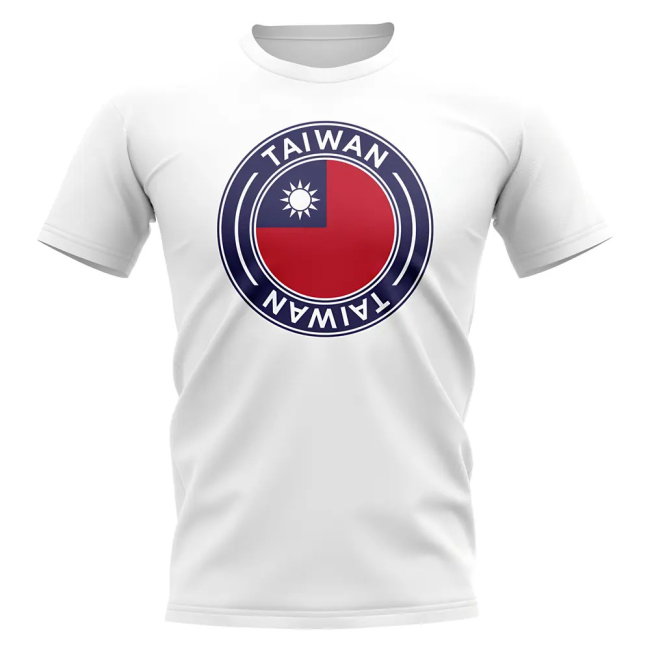 Taiwan Football Badge T-Shirt (White)