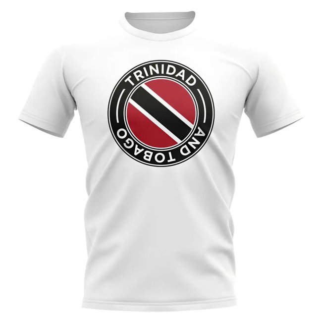Trinidad and Tobago Football Badge T-Shirt (White)
