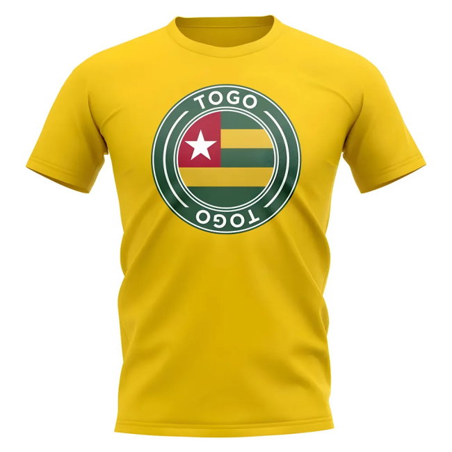 Togo Football Badge T-Shirt (Yellow)