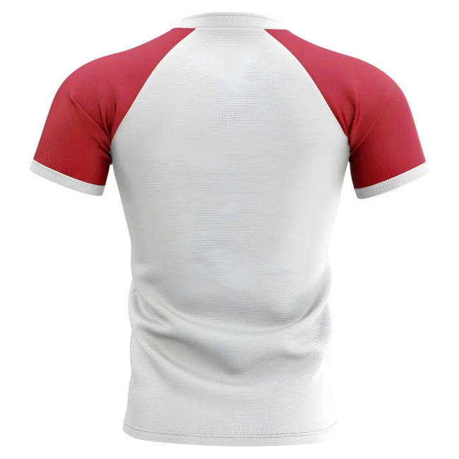2025-2026 Georgia Flag Concept Rugby Shirt - Kids (Long Sleeve)