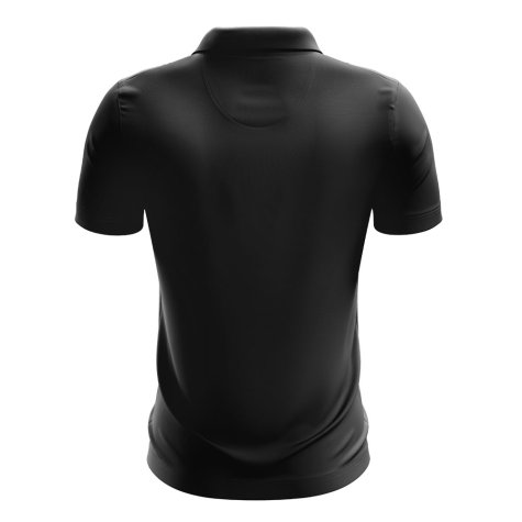 Kyrgyzstan Football Polo Shirt (Black)