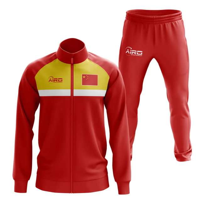 China Concept Football Tracksuit (Red)