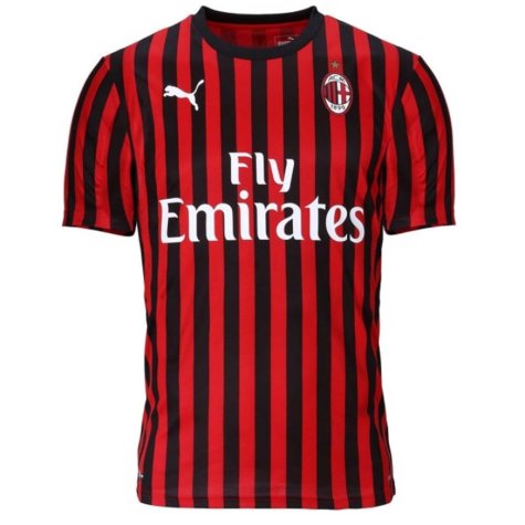2019-2020 AC Milan Puma Authentic Home Football Shirt (SHEVCHENKO 7)