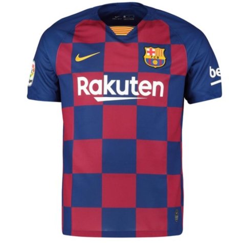2019-2020 Barcelona Home Nike Football Shirt (S ROBERTO 20)