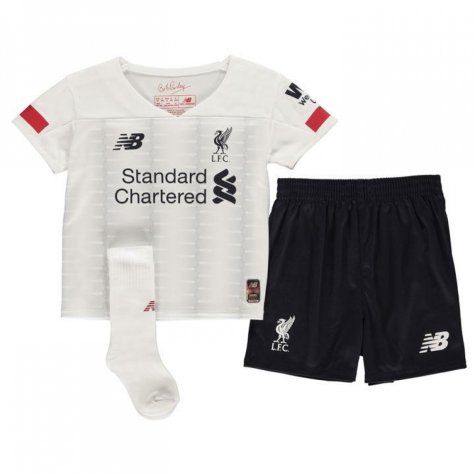 2019-2020 Liverpool Away Little Boys Mini Kit (Champions 6)