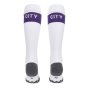 2019-2020 Manchester City Home Football Socks White (Kids)