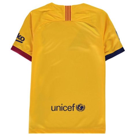 2019-2020 Barcelona Away Nike Shirt (Kids) (JORDI ALBA 18)
