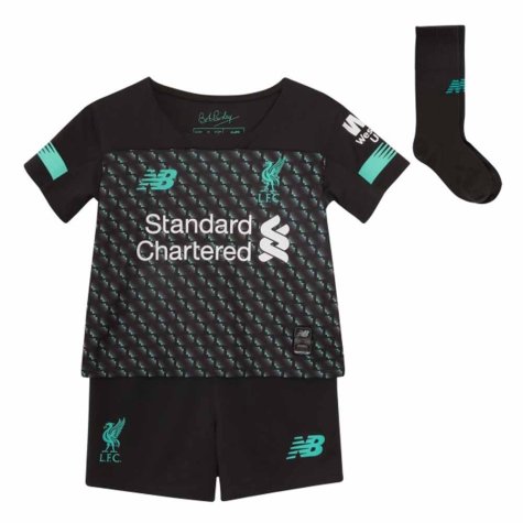 2019-2020 Liverpool Third Little Boys Mini Kit (Madrid 19)