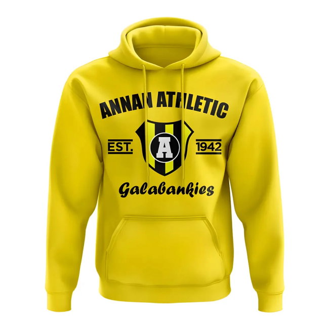 Annan Established Football Hoody (Yellow)