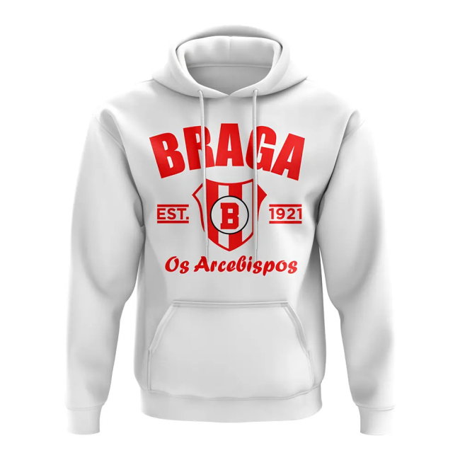 Braga Established Football Hoody (White)