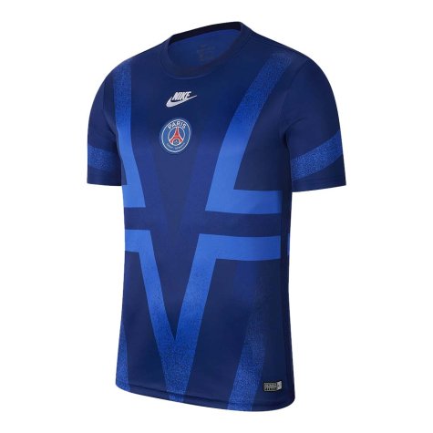 2019-2020 PSG Nike Pre-Match Training Shirt (Blue) (Gana 27)