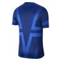 2019-2020 PSG Nike Pre-Match Training Shirt (Blue) (NEYMAR JR 10)