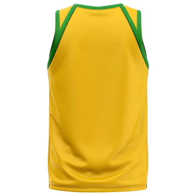 Brazil Home Concept Basketball Shirt