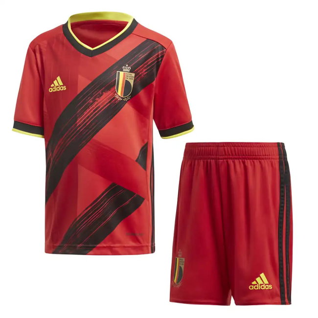 2020-2021 Belgium Home Adidas Mini Kit (E HAZARD 10)
