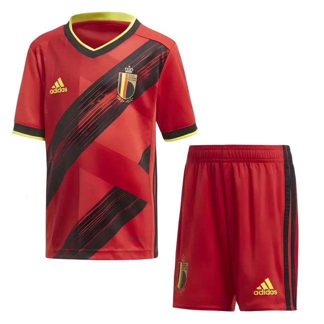 2020-2021 Belgium Home Adidas Mini Kit (E HAZARD 10)