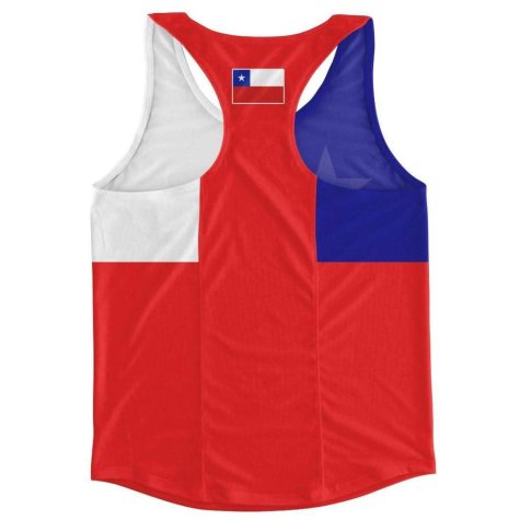 Chile Flag Running Vest