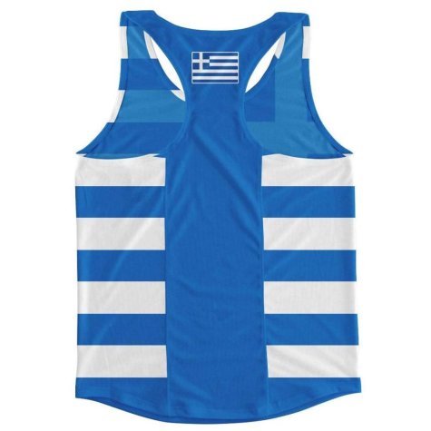 Greece Flag Running Vest