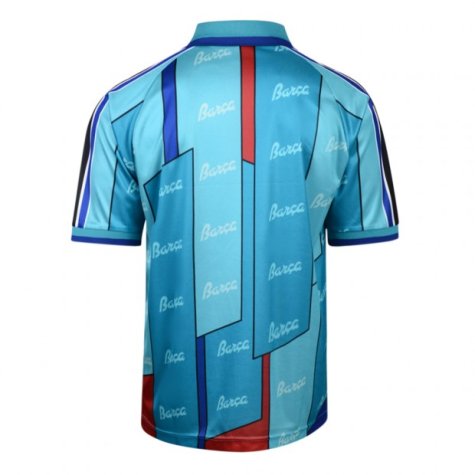 Score Draw Barcelona 1997 ECWC Final Retro Football Shirt