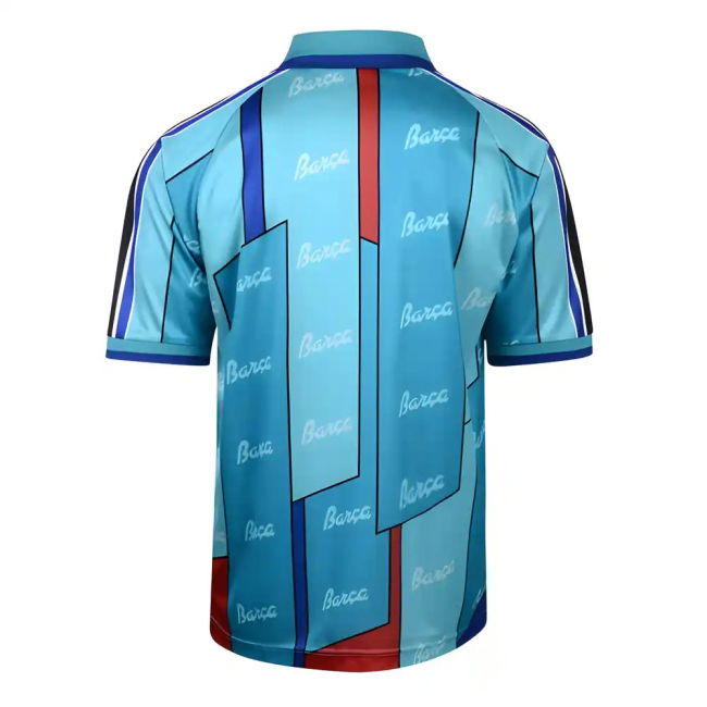 Score Draw Barcelona 1997 ECWC Final Retro Football Shirt