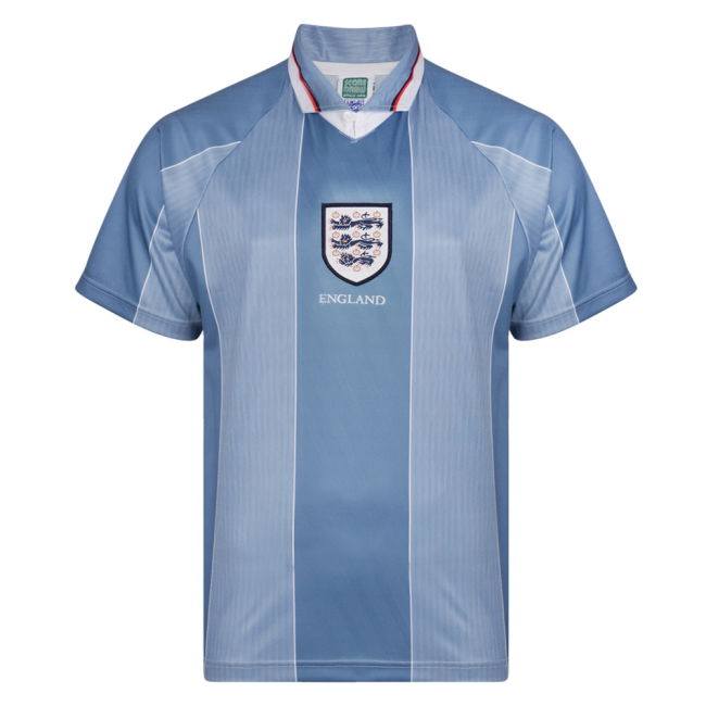 Score Draw England 1996 Away Euro Championship Retro Football Shirt (Adams 5)
