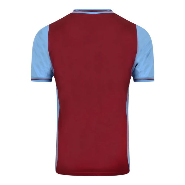 Score Draw Aston Villa 1982 Champions of Europe Retro Football Shirt
