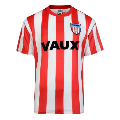 Score Draw Sunderland 1990 Retro Football Shirt (Phillips 10)