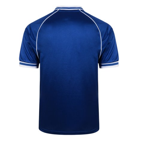 Score Draw Everton 1982 Retro Football Shirt