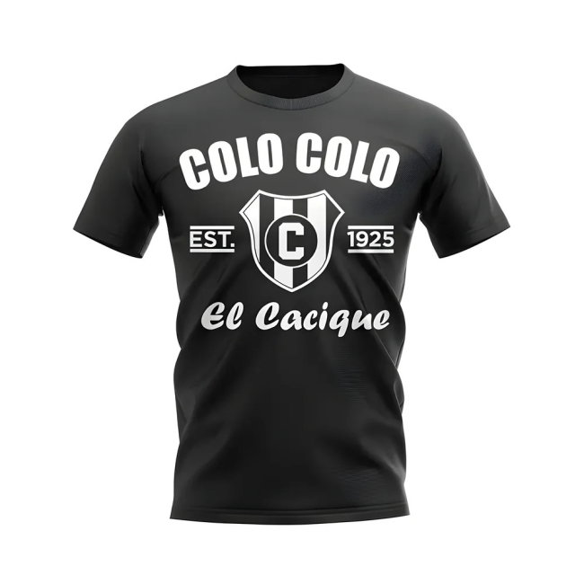 Colo Colo Established Football T-Shirt (Black)